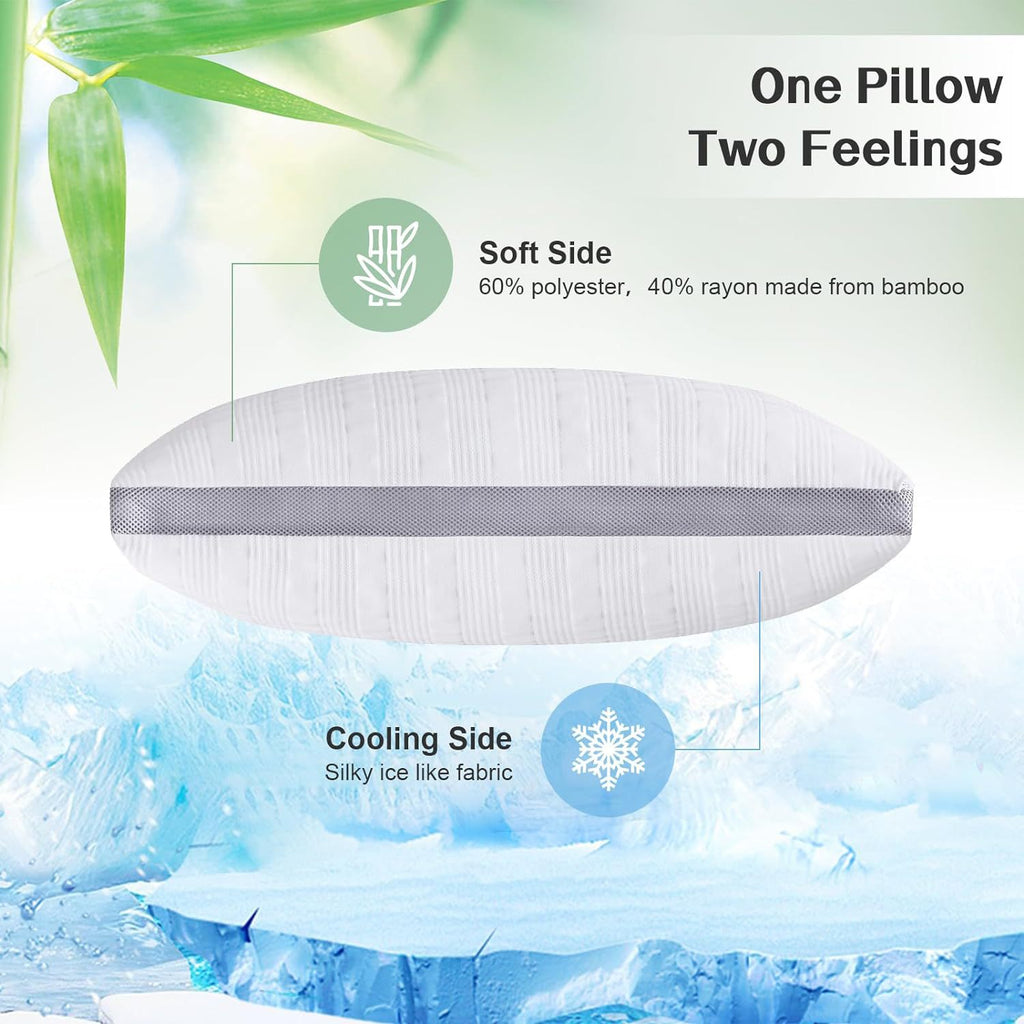 Cooling Broken Memory Foam Bed Pillow