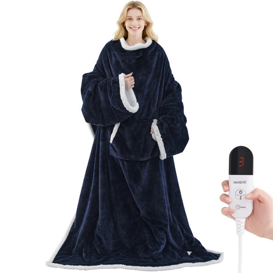 Electric Heated Blanket Full Body Hoodie With Smart Temperature Control