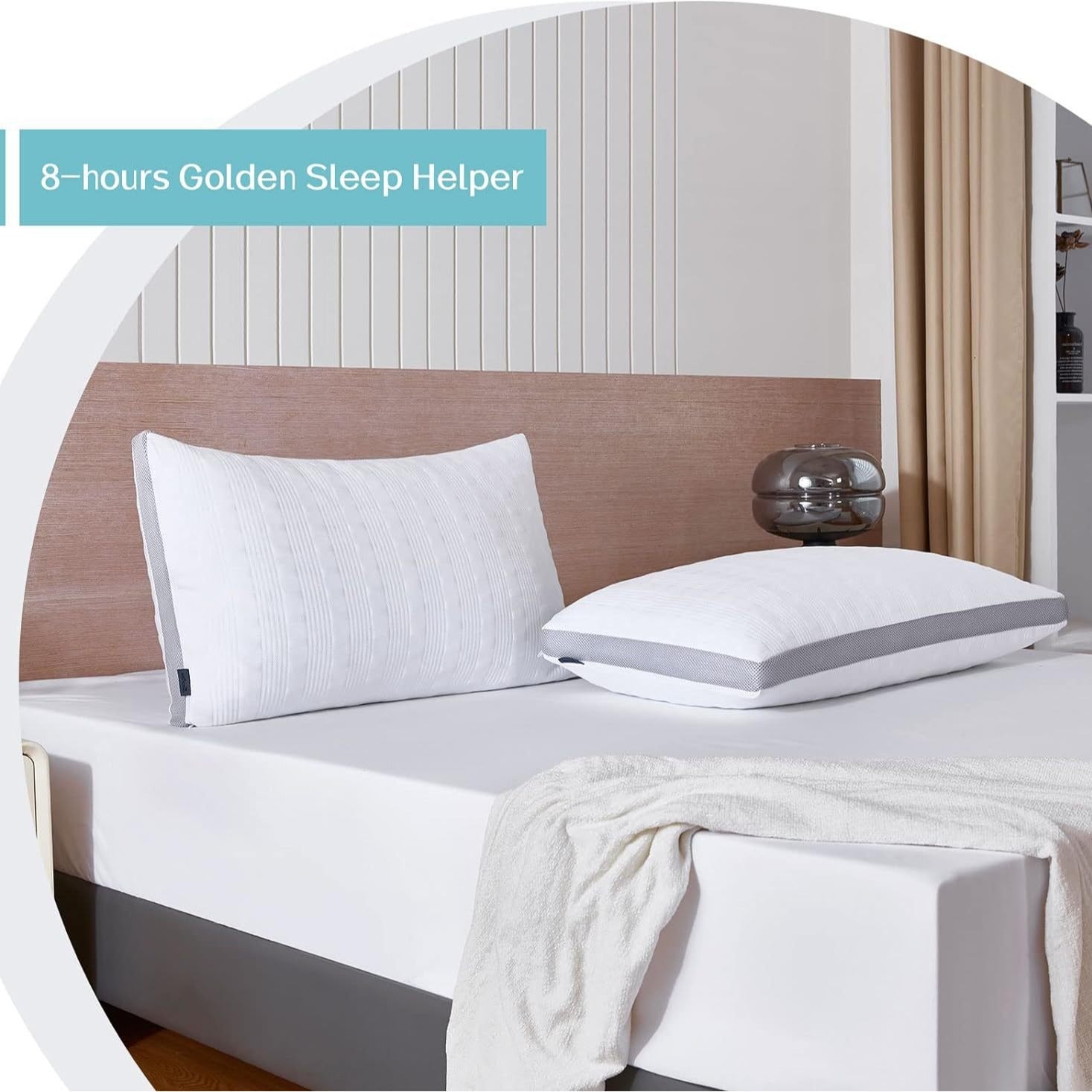 Cooling Broken Memory Foam Bed Pillow